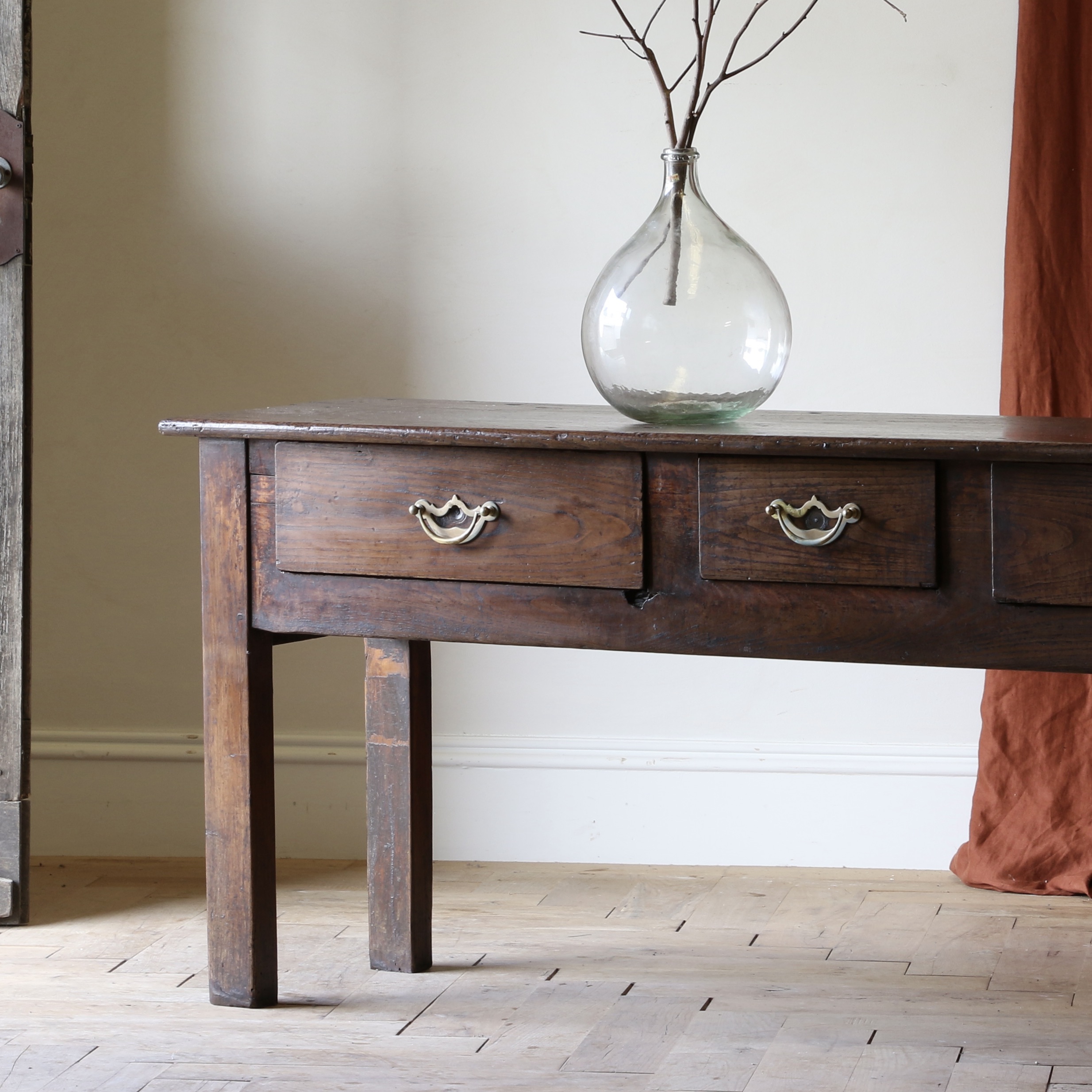 Three Drawer Side Table